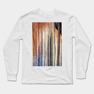 Conceptual abstract closeup of an oil paint brush stroke. Long Sleeve T-Shirt